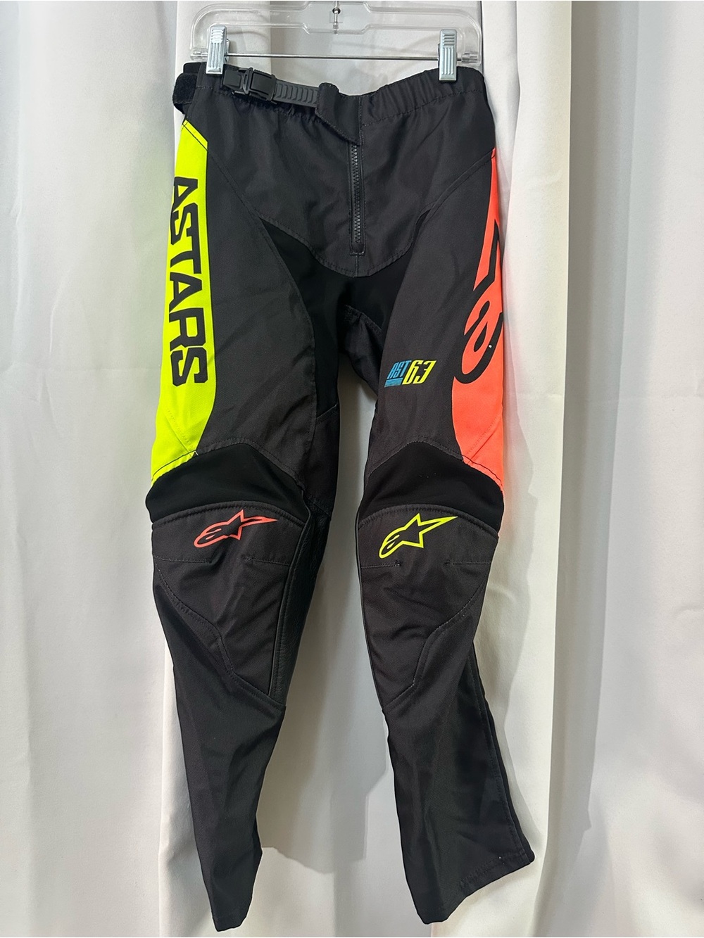 Alpinestars Black Neon Yellow & Neon Orange Kids Motocross Pants